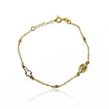 Pulsera Milagrosa y Cruz