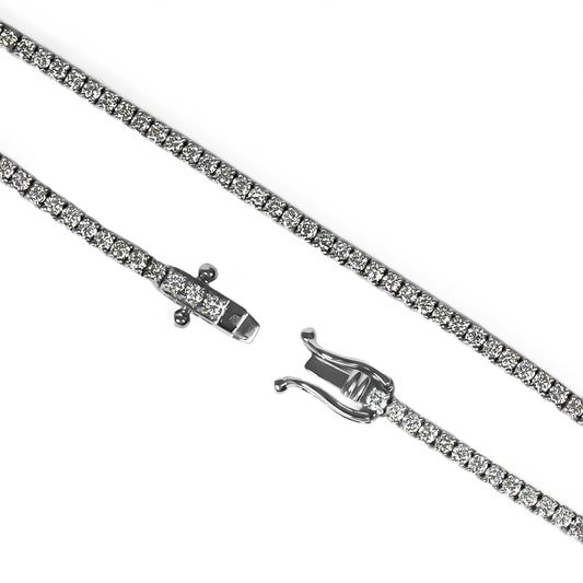 Pulsera Tennis White Diamantes