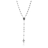 Rosario White ML Facetado I, fabricado en oro 18K por Joyería Caracas, cuenta con un certificado de calidad y garantía de por vida.