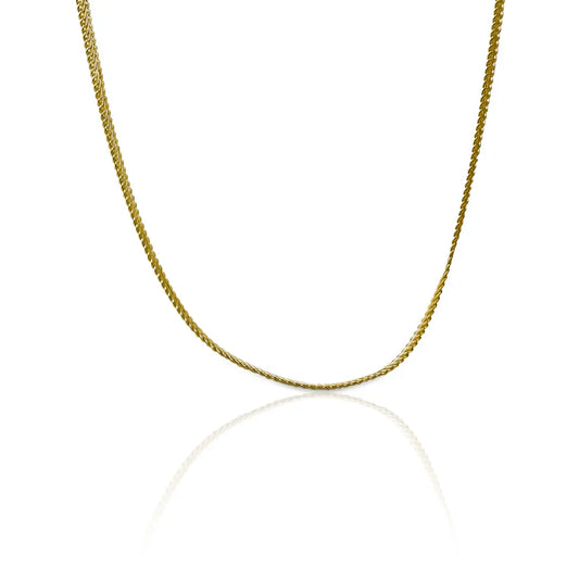 Cadena Saduza S45 es una joya exclusiva de Joyería Caracas, hecha con oro 18k de máxima calidad. Con garantía para toda la vida.