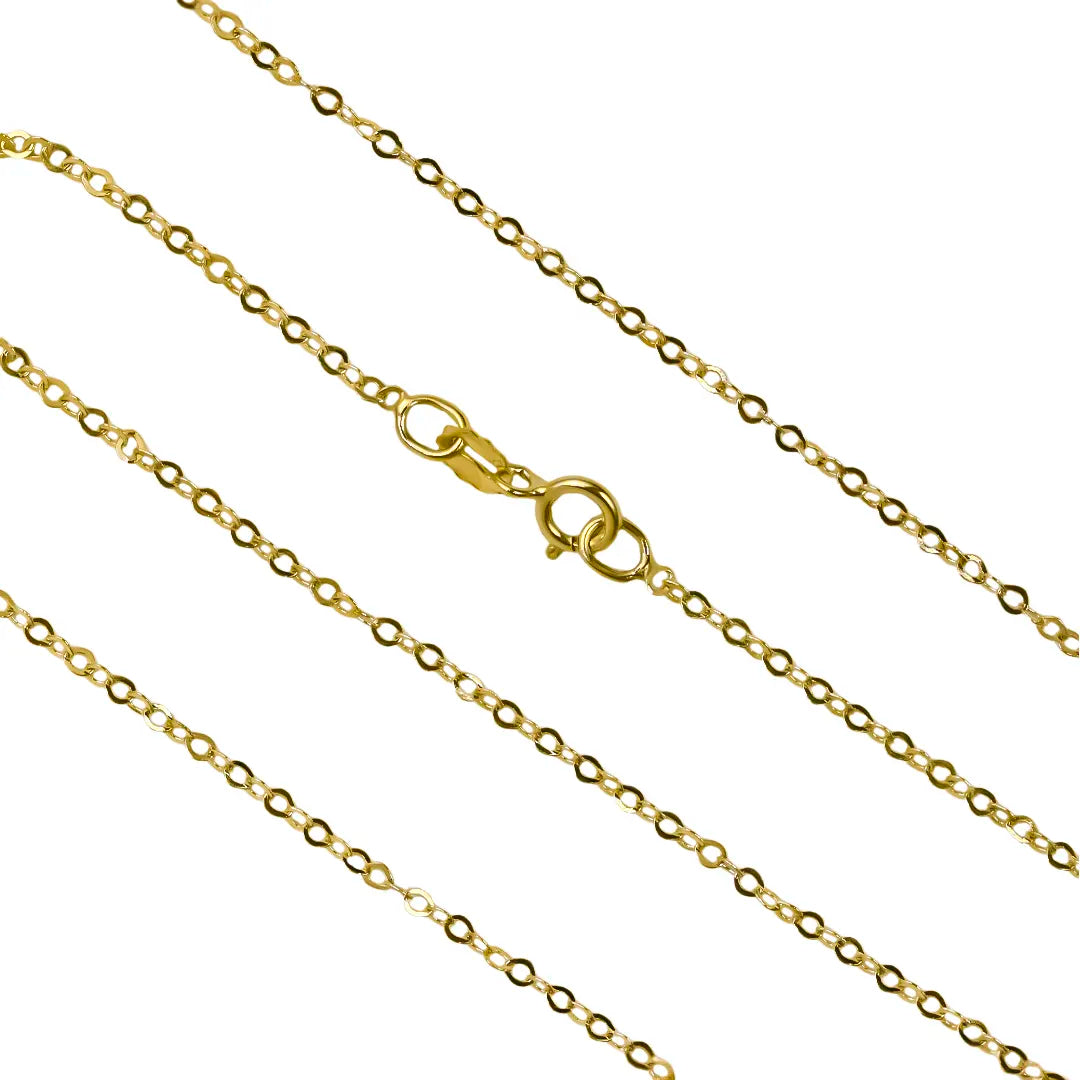 Cadena Seguida super skinny E45 de Joyería Caracas es una joya de oro 18k que garantiza un estilo de vida único. Con garantía para toda la vida.
