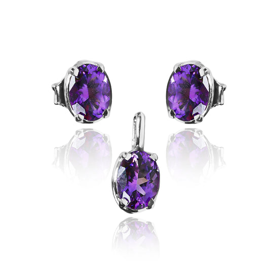 Topitos Silent Spin Ovalado SM Amatista