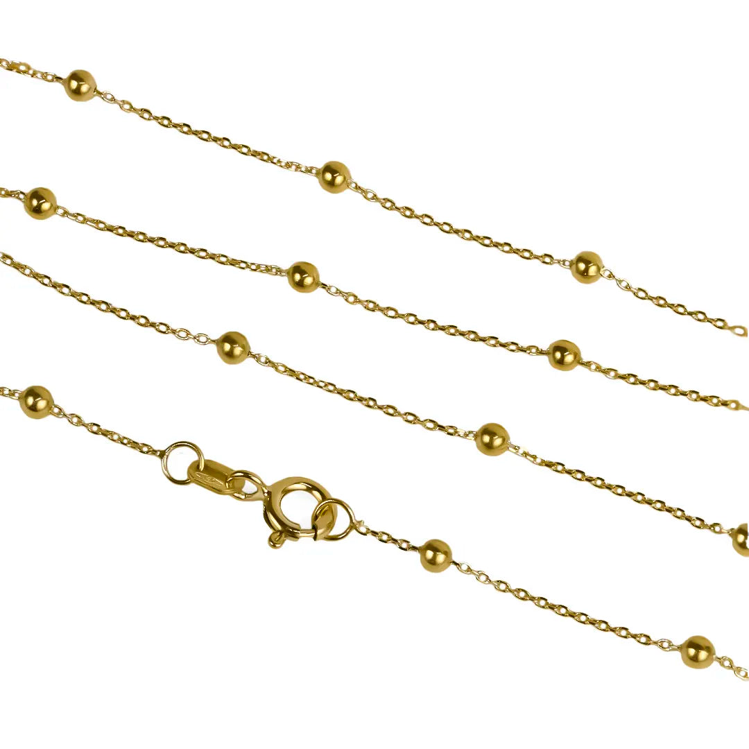 Cadena Special sphere M 40 de Joyería Caracas. Hecha de oro 18k, con garantía de por vida.