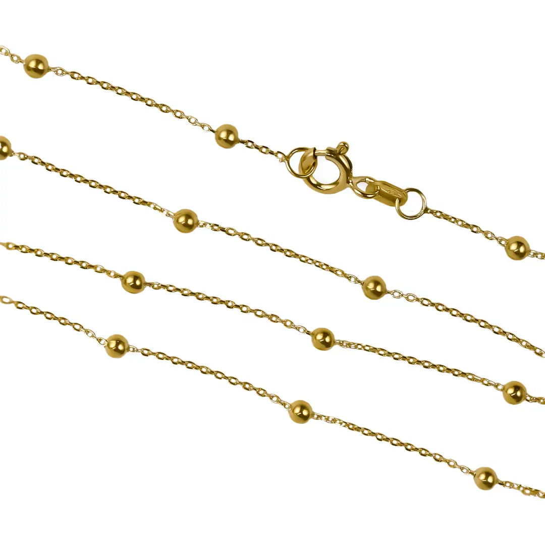 Cadena special sphere M 45 de Joyería Caracas. Hecha de oro 18k, esta cadena es una inversión para toda la vida. Con nuestra garantía de por vida.