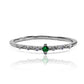 Anillo T Cristales JC. Hecho en Joyería Caracas con oro de 18k y con garantía de por vida.