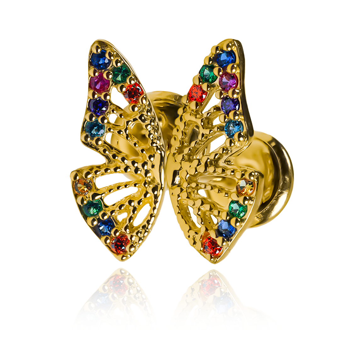 Topitos Colored Butterfly – Joyería Caracas