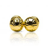 Topitos Media esfera diamantada #7. Hecho de oro 18K y con la garantía de vida de Joyería Caracas, este prestigioso diseño es una inversión para toda la vida. Añade un toque de elegancia a cualquier atuendo con esta exclusiva pieza.