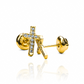 Exude elegancia y sofisticación con el Topitos cruz carré M, un accesorio de Joyería Caracas elaborado con Oro 18K de calidad suprema. Esta pieza única cuenta con una garantía para toda la vida, asegurando su durabilidad y valor eterno. Eleva tu estilo con esta exclusiva joya.