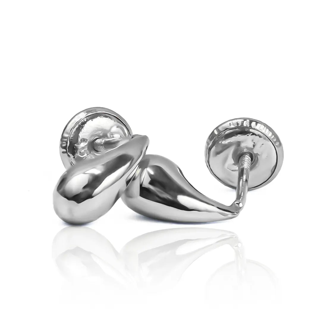 Topitos Droplet Dots fabricados en oro de 18k por Joyería Caracas, cuenta con certificado de calidad y garantía para toda la vida.