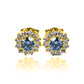 Aretes Bricks & Beach elaborados en oro de 18k por Joyería Caracas, cuentan con certificado de calidad y garantía de por vida.