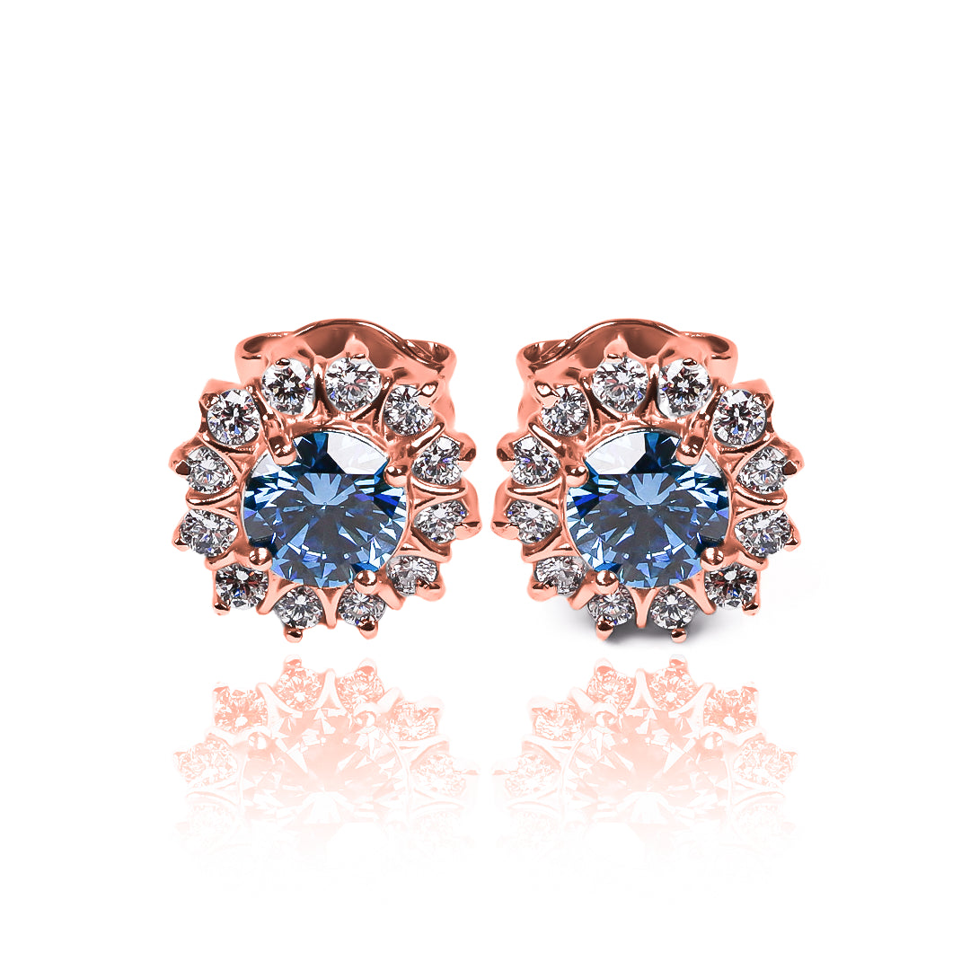 Aretes Bricks & Beach elaborados en oro de 18k por Joyería Caracas, cuentan con certificado de calidad y garantía de por vida.