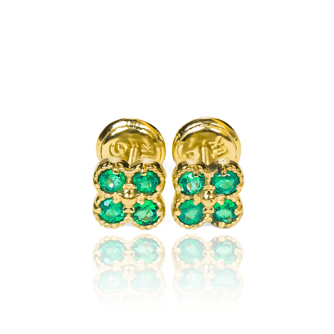 Topitos Clovers M - Emeralds