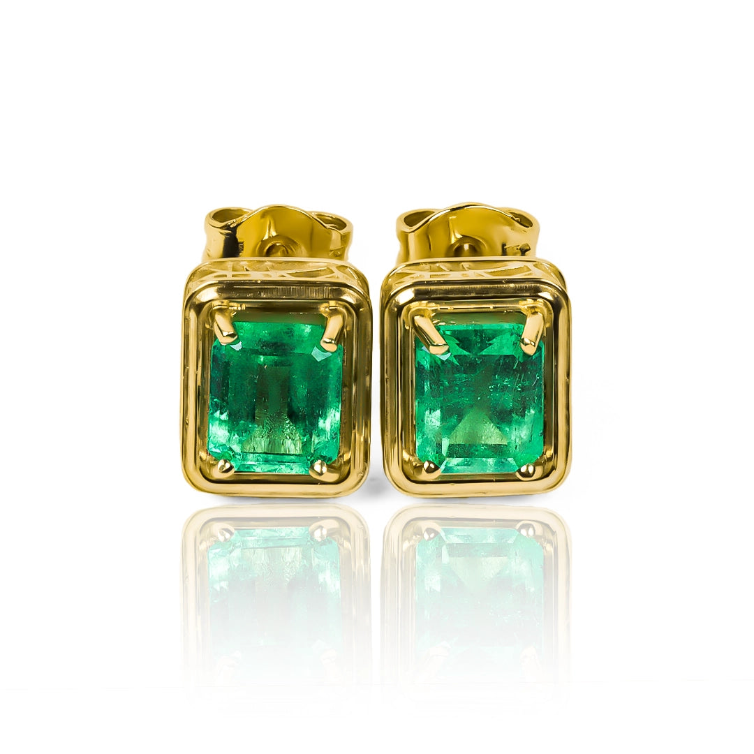 Aretes Emeralds Cuts