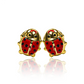 Topitos Ladybug L, fabricados en Oro 18K por Joyería Caracas, cuentan con certificado de calidad y garantía para toda la vida.