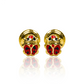 Topitos Ladybug M, fabricados en Oro 18K por Joyería Caracas, cuentan con certificado de calidad y garantía para toda la vida.