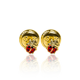 Topitos Ladybug S, fabricados en Oro 18K por Joyería Caracas, cuentan con certificado de calidad y garantía para toda la vida.