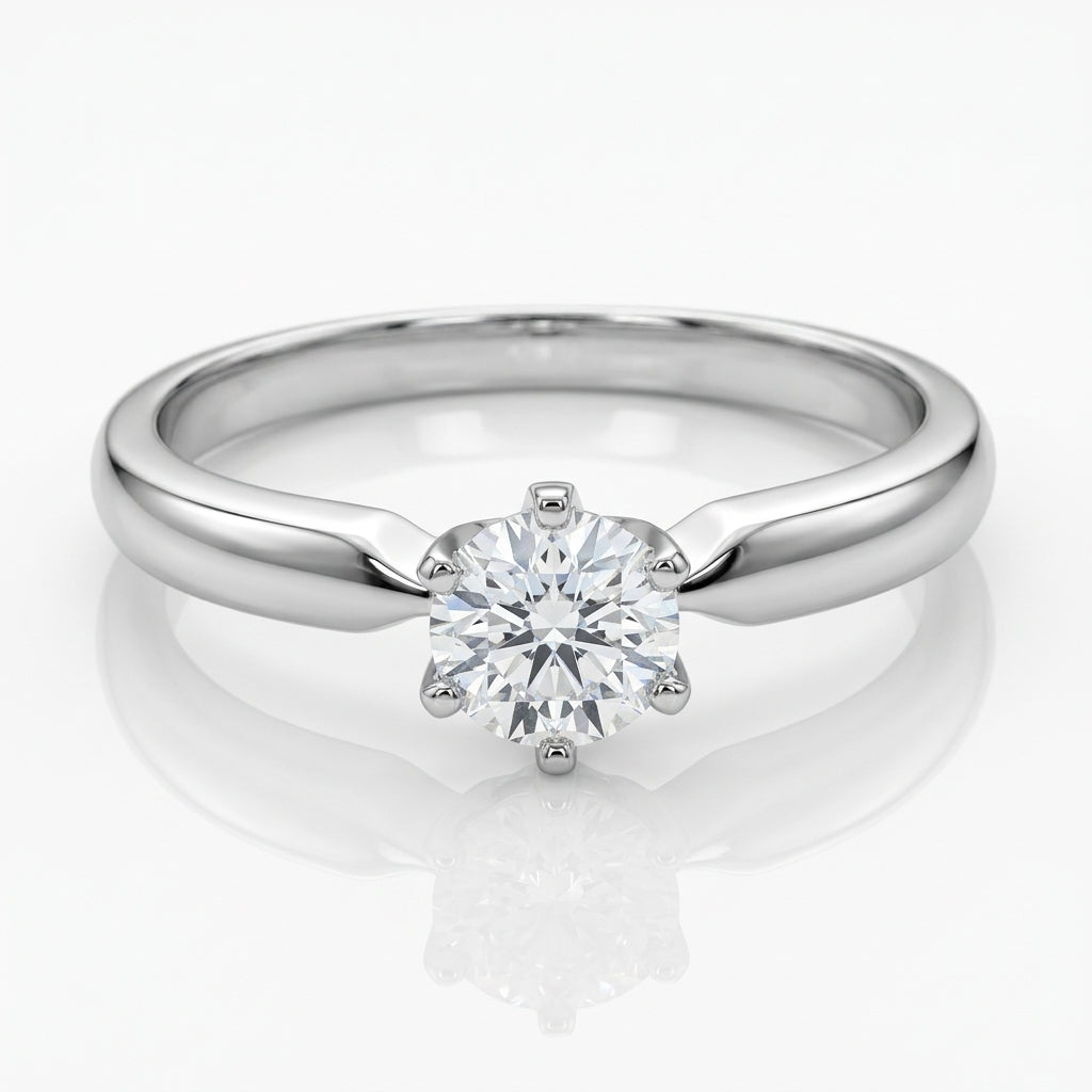 Anillo tulip inspired Diamante Lab