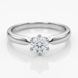 Anillo tulip inspired Diamante Lab