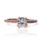 Anillo Claw Moissanita 6.0mm