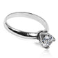 Anillo de compromiso Classic Caracas, fabricado en oro de 18 quilates de Joyería Caracas. Incluye un certificado de calidad y garantía de por vida.
