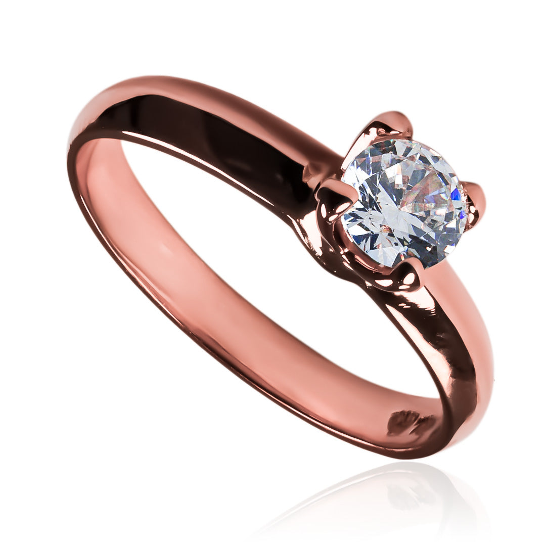 Anillo de compromiso Classic Caracas L de Joyería Caracas en 18k. Con su certificado de calidad y garantía de por vida.