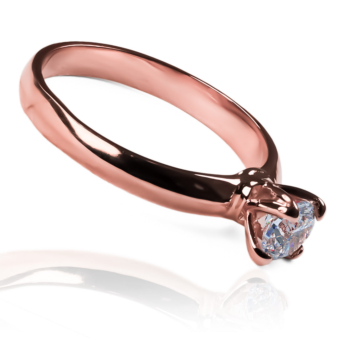Anillo de compromiso Classic Caracas L de Joyería Caracas en 18k. Con su certificado de calidad y garantía de por vida.