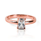 Anillo de compromiso bague solitaire rectangulaire de Joyería Caracas es una hermosa pieza de oro de 18 quilates cuenta con certificado de calidad que garantiza su autenticidad y durabilidad para toda la vida.