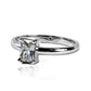 Anillo de compromiso bague solitaire rectangulaire de Joyería Caracas es una hermosa pieza de oro de 18 quilates cuenta con certificado de calidad que garantiza su autenticidad y durabilidad para toda la vida.
