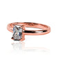 Anillo de compromiso bague solitaire rectangulaire de Joyería Caracas es una hermosa pieza de oro de 18 quilates cuenta con certificado de calidad que garantiza su autenticidad y durabilidad para toda la vida.