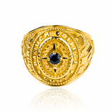Anillo Baruch College. Hecho con Joyería Caracas y oro de 18k, este anillo es más que una pieza de moda, es una inversión para toda la vida. Con garantía de por vida.