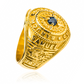Anillo Baruch College. Hecho con Joyería Caracas y oro de 18k, este anillo es más que una pieza de moda, es una inversión para toda la vida. Con garantía de por vida.