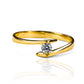 Anillo de compromiso brenda, diseñado por Joyería Caracas en oro 18k de la más alta calidad, cuenta con un certificado de garantía que asegura su valor y durabilidad.