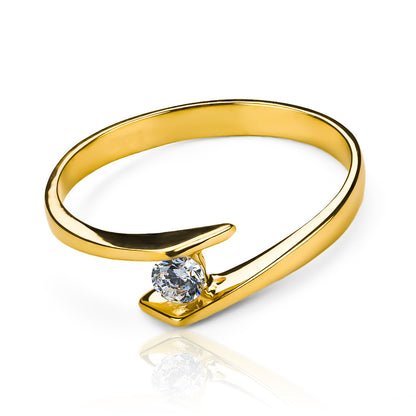 Anillo de compromiso brenda, diseñado por Joyería Caracas en oro 18k de la más alta calidad, cuenta con un certificado de garantía que asegura su valor y durabilidad.