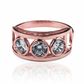 Anillo Brooklyn Bridge JC. Elaborado con oro 18k por la Joyería Caracas, este anillo es una pieza de arte que representa la fuerza y la belleza del icónico puente. Con una garantía de por vida.