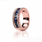 Anillo carre princess. Hecho a mano en Joyería Caracas, con oro 18k, este anillo es una verdadera obra de arte. Con garantía para toda la vida.