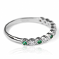 Anillo Caterpillar Cristal Ring JC Green de Joyería Caracas. Fabricado en Oro 18k, con garantía de por vida.
