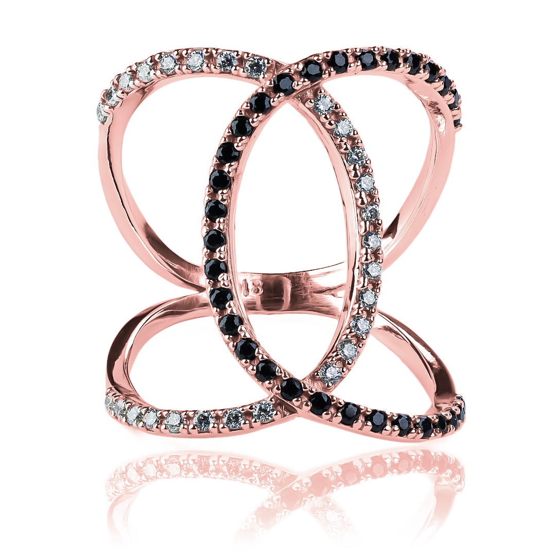 Anillo CC ring. Joyería Caracas con oro 18k de la más alta calidad, con garantía para toda la vida. 