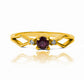 Anillo cricket rubí fabricado por Joyería Caracas en oro 18k, cuenta con un certificado de calidad y garantía de por vida.