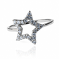 Anillo Cristal Star Ring, fabricado en oro 18k por Joyería Caracas, cuenta con certificado de calidad y garantía de por vida.
