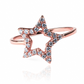 Anillo Cristal Star Ring, fabricado en oro 18k por Joyería Caracas, cuenta con certificado de calidad y garantía de por vida.