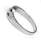 Anillo de compromiso Crystal Wave. Fabricado en oro 18k de Joyería Caracas viene acompañado de un certificado de calidad y garantía de por vida.