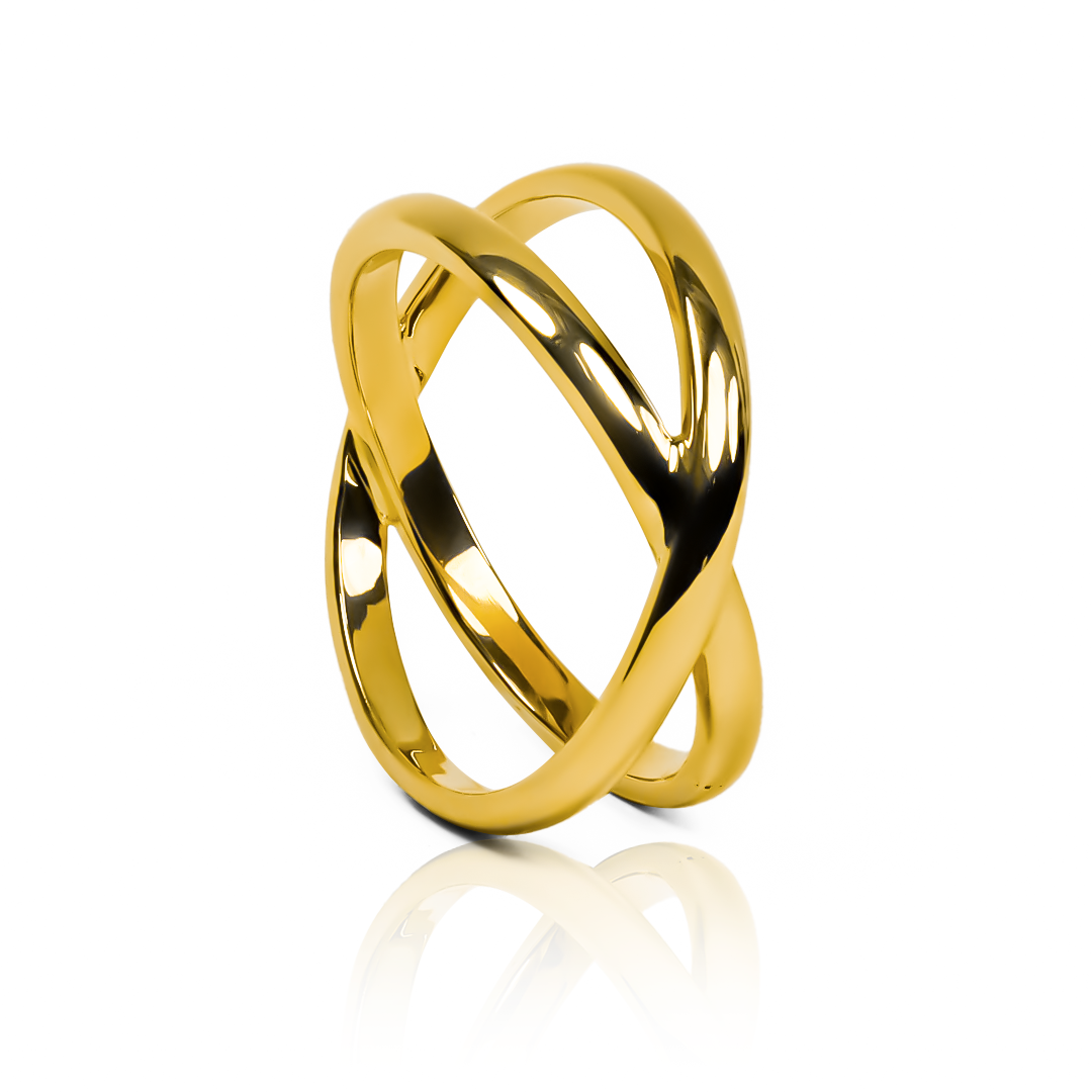 Anillo double ring de Joyería Caracas es un elegante símbolo de lujo y exclusividad. Hecho con oro 18k de la más alta calidad y con garantía para toda la vida.