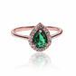 Anillo drop de oro 18k de Joyería Caracas. Su diseño elegante y exclusivo realzará cualquier atuendo, y con nuestra garantía para toda la vida.