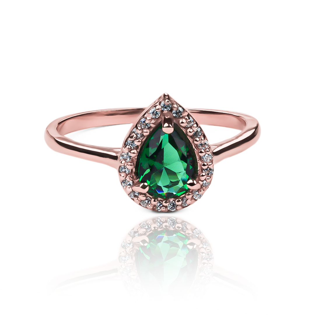 Anillo drop de oro 18k de Joyería Caracas. Su diseño elegante y exclusivo realzará cualquier atuendo, y con nuestra garantía para toda la vida.