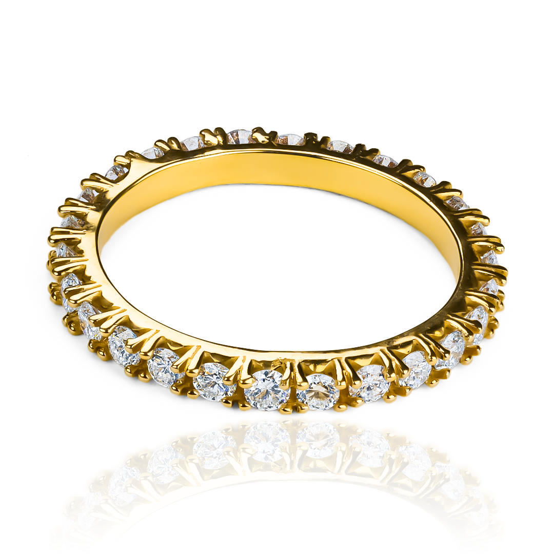 Anillo endless 2.0M de Joyería Caracas. Fabricado en oro 18k, este anillo es una inversión atemporal con garantía de por vida.