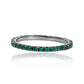Anillo endless green 1.75 hecho con oro 18k de alta calidad de Joyería Caracas. Garantizado para toda la vida.