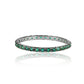 Anillo endless 1.5M green. Hecho con Joyería Caracas de oro 18k, este anillo representa la fuerza y la eternidad del amor. Con una garantía para toda la vida.