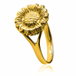 Anillo Girasol. Diseñado en Joyería Caracas con oro 18k, su resplandor y calidad son garantizados para toda la vida.