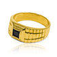 Anillo Hombre Armis en oro de 18K de la Joyería Caracas es una joya de calidad excepcional para el hombre moderno. Con su diseño robusto y sofisticado, este anillo es perfecto para realzar cualquier atuendo. 