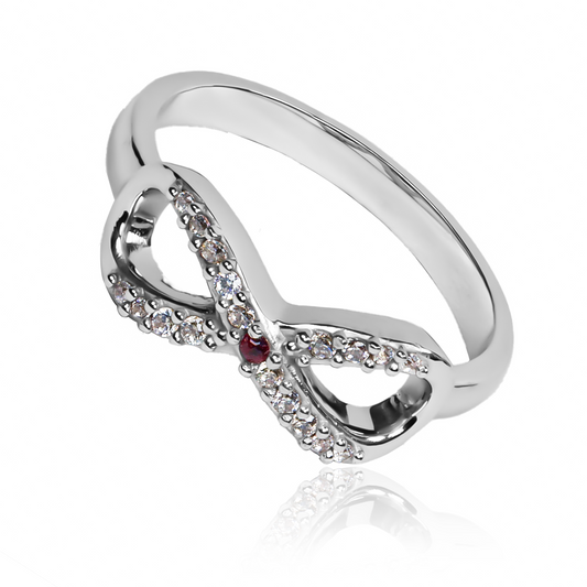 Anillo infinitus, fabricado por Joyería Caracas en oro 18k de la más alta calidad. Además, viene con una garantía para toda la vida.
